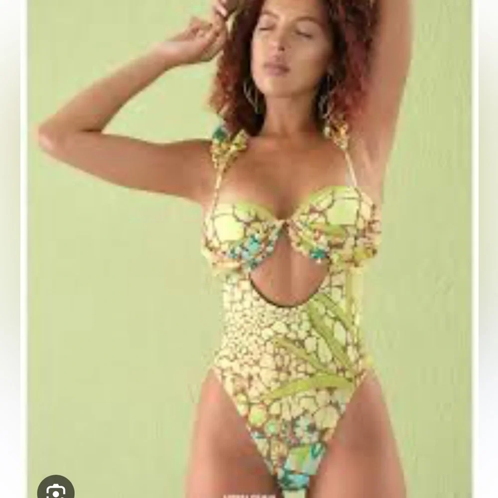 Andrea Lyamah one piece swimsuit S New $255 Swimsuit - Picture 2 of 8